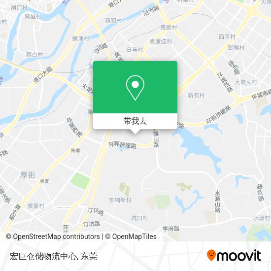 宏巨仓储物流中心地图