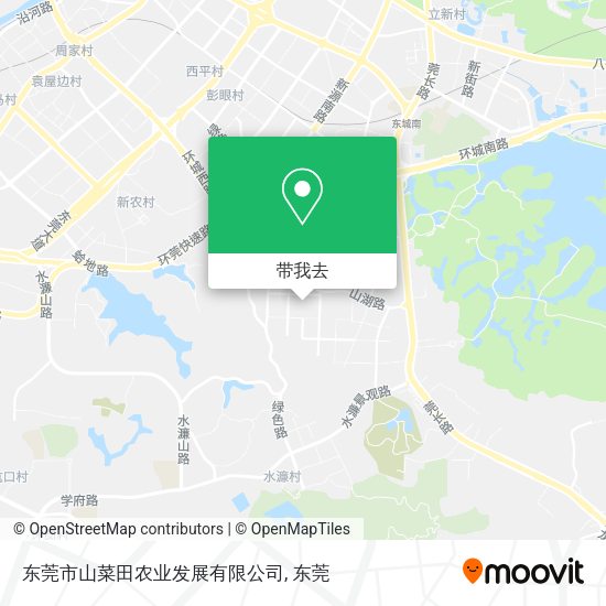 东莞市山菜田农业发展有限公司地图