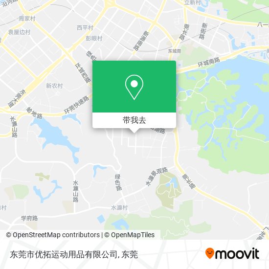 东莞市优拓运动用品有限公司地图