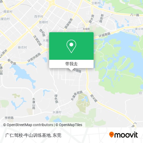 广仁驾校-牛山训练基地地图