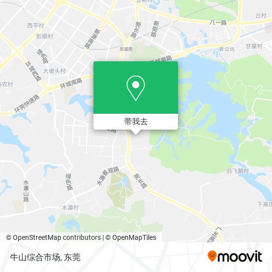 牛山综合市场地图