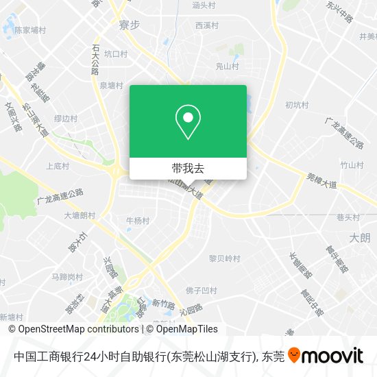 中国工商银行24小时自助银行(东莞松山湖支行)地图