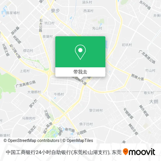 中国工商银行24小时自助银行(东莞松山湖支行)地图