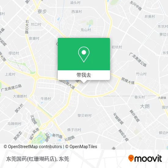 东莞国药(红珊瑚药店)地图