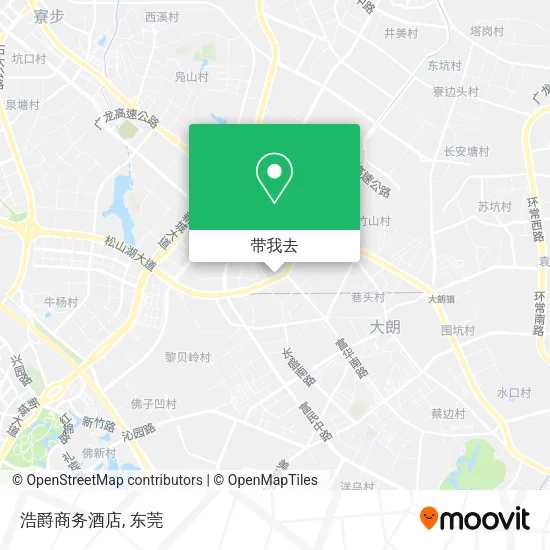 浩爵商务酒店地图
