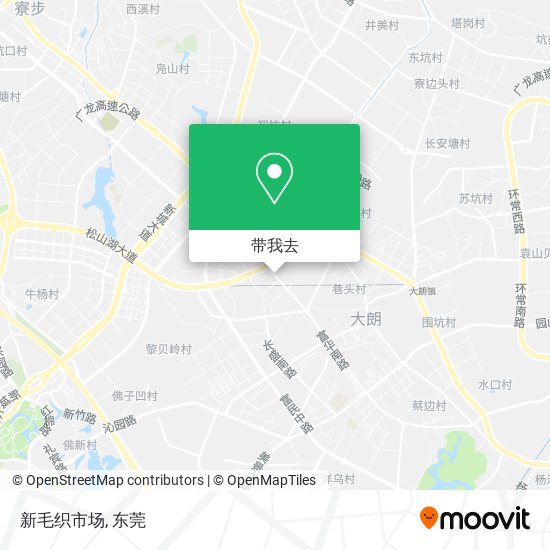 新毛织市场地图