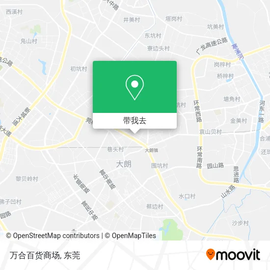 万合百货商场地图