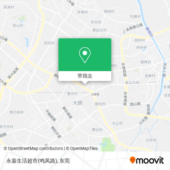 永嘉生活超市(鸣凤路)地图