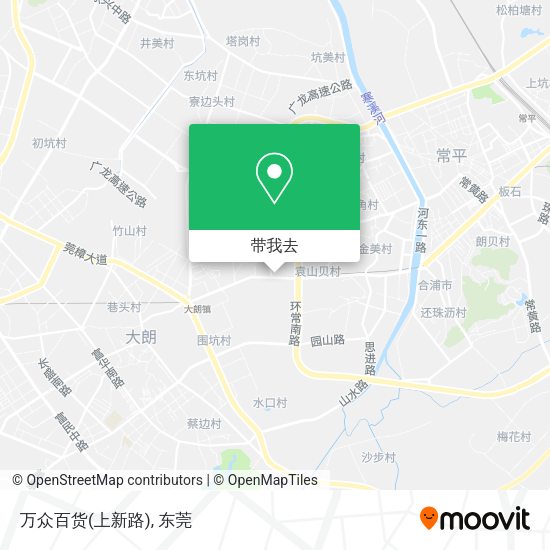 万众百货(上新路)地图
