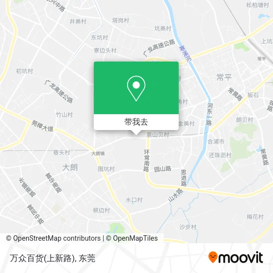 万众百货(上新路)地图