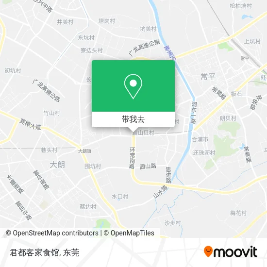 君都客家食馆地图