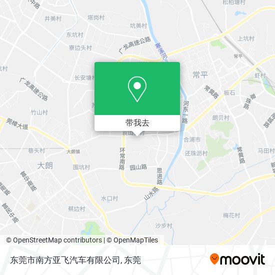 东莞市南方亚飞汽车有限公司地图