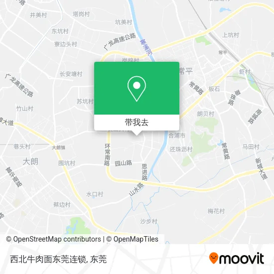 西北牛肉面东莞连锁地图