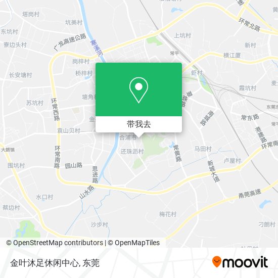 金叶沐足休闲中心地图