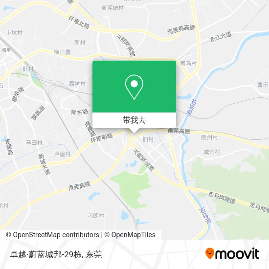 卓越·蔚蓝城邦-29栋地图