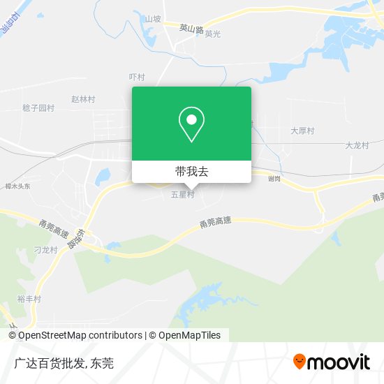 广达百货批发地图