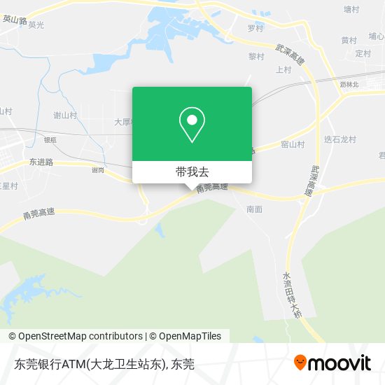 东莞银行ATM(大龙卫生站东)地图