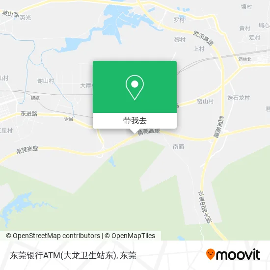 东莞银行ATM(大龙卫生站东)地图