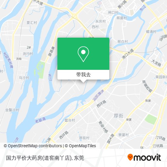 国力平价大药房(道窖南丫店)地图