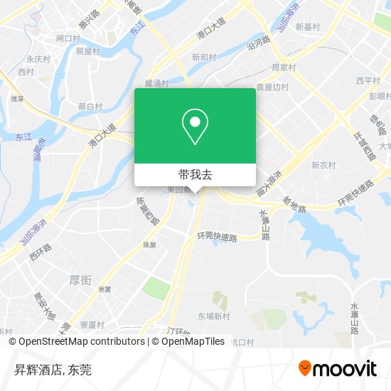 昇辉酒店地图