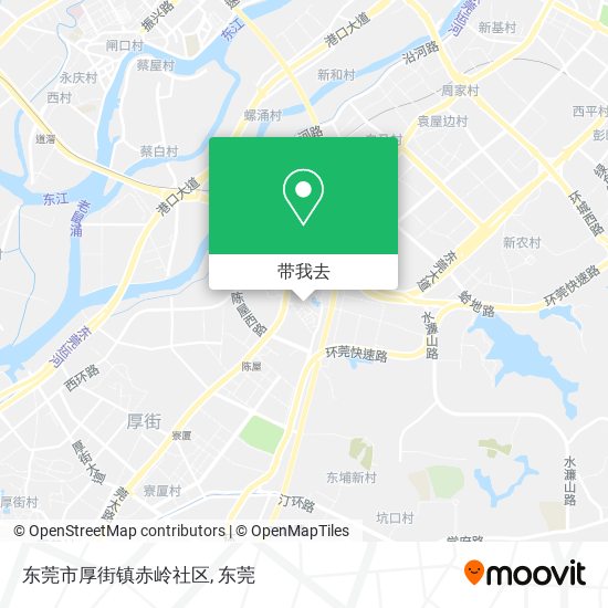 东莞市厚街镇赤岭社区地图