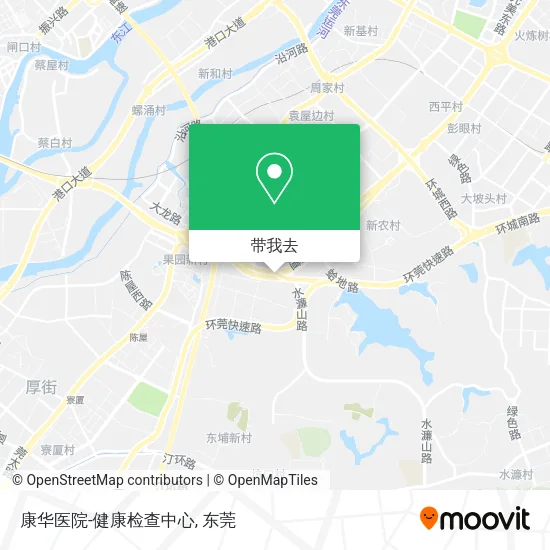 康华医院-健康检查中心地图