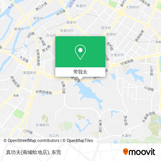 真功夫(南城蛤地店)地图