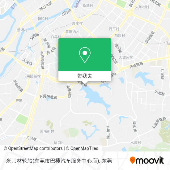 米其林轮胎(东莞市巴楼汽车服务中心店)地图