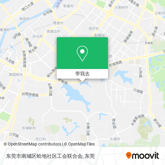 东莞市南城区蛤地社区工会联合会地图