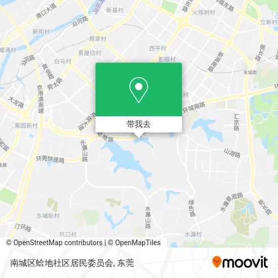 南城区蛤地社区居民委员会地图
