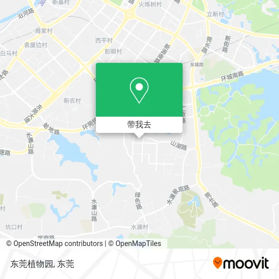 东莞植物园地图