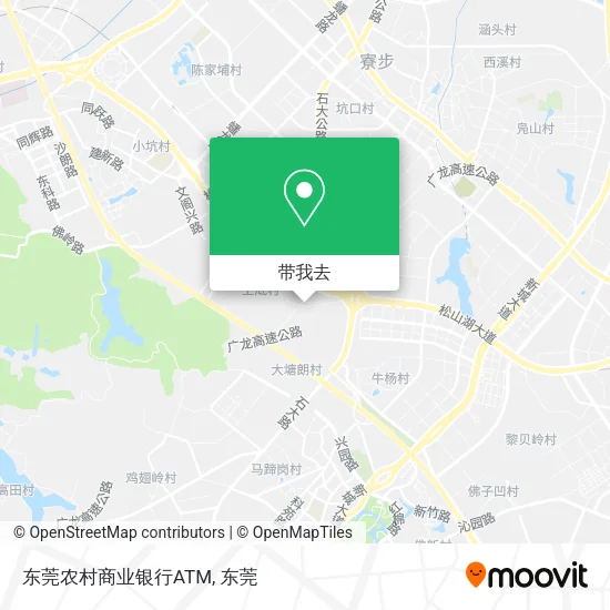 东莞农村商业银行ATM地图