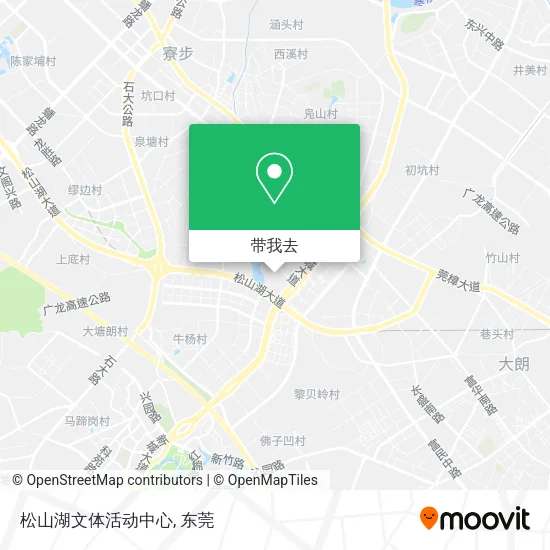 松山湖文体活动中心地图