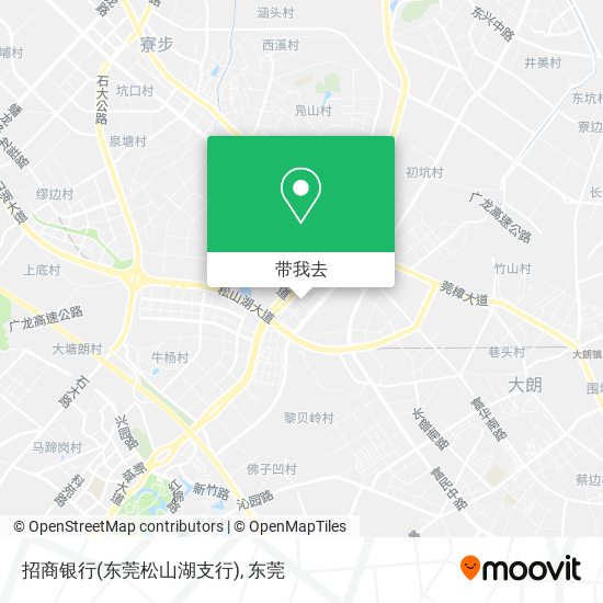 招商银行(东莞松山湖支行)地图