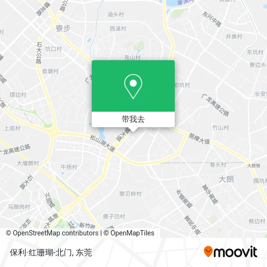 保利·红珊瑚-北门地图