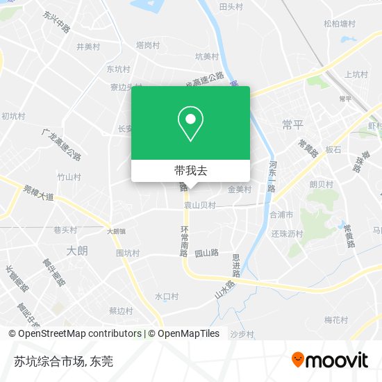 苏坑综合市场地图