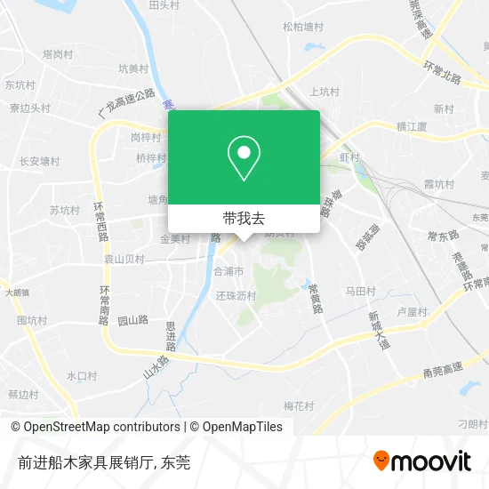 前进船木家具展销厅地图