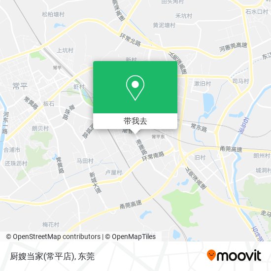 厨嫂当家(常平店)地图