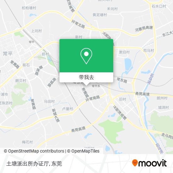 土塘派出所办证厅地图