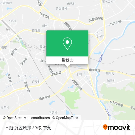 卓越·蔚蓝城邦-59栋地图