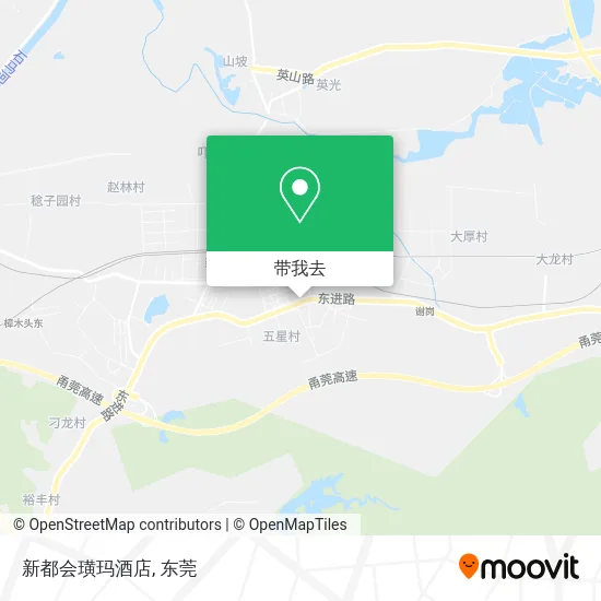 新都会璜玛酒店地图