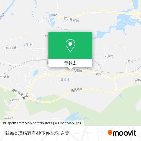 新都会璜玛酒店-地下停车场地图