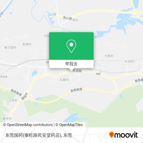 东莞国药(泰旺路民安堂药店)地图