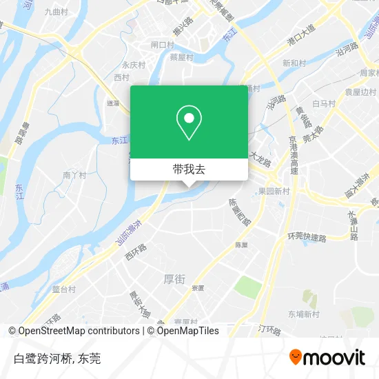 白鹭跨河桥地图