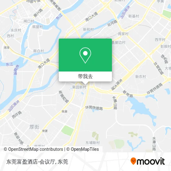 东莞富盈酒店-会议厅地图