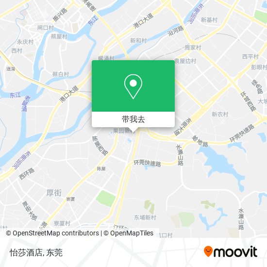 怡莎酒店地图