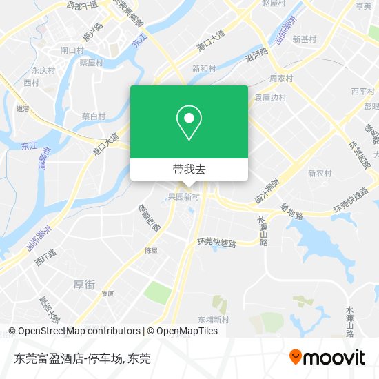 东莞富盈酒店-停车场地图
