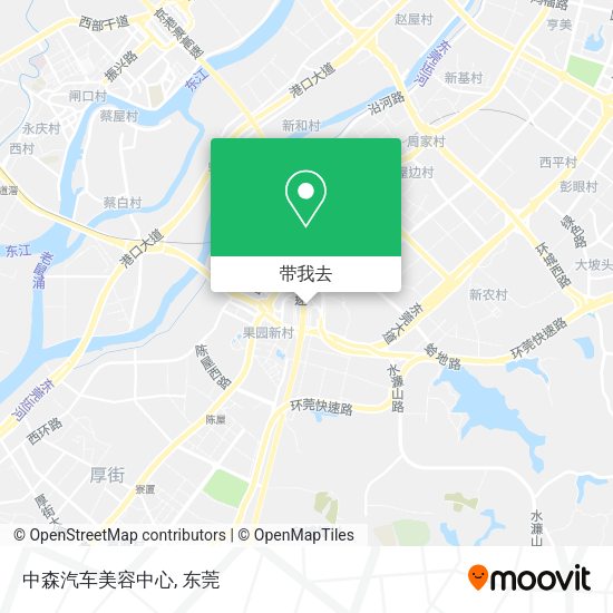 中森汽车美容中心地图