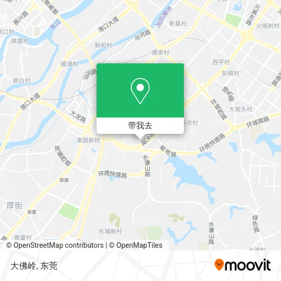 大佛岭地图
