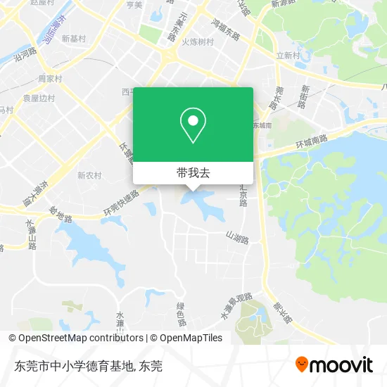 东莞市中小学德育基地地图